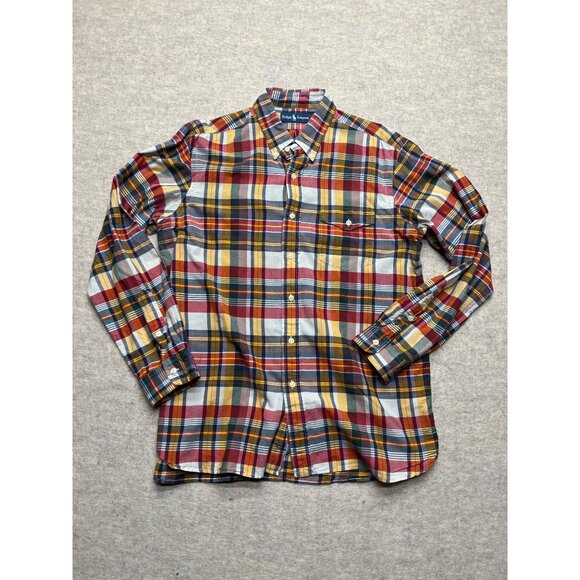 Ralph Lauren Other - Ralph Lauren Plaid Long Sleeve Button Down Men's Shirt Large Classic  Casual Bus